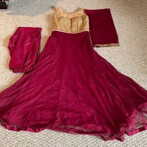 Anarkali gown